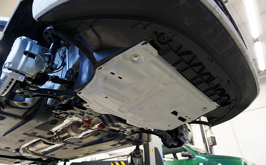 Установка защиты картера Kia Ceed — фото 4