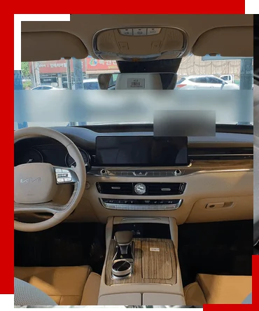 Салон Kia K900: руль и приборная панель